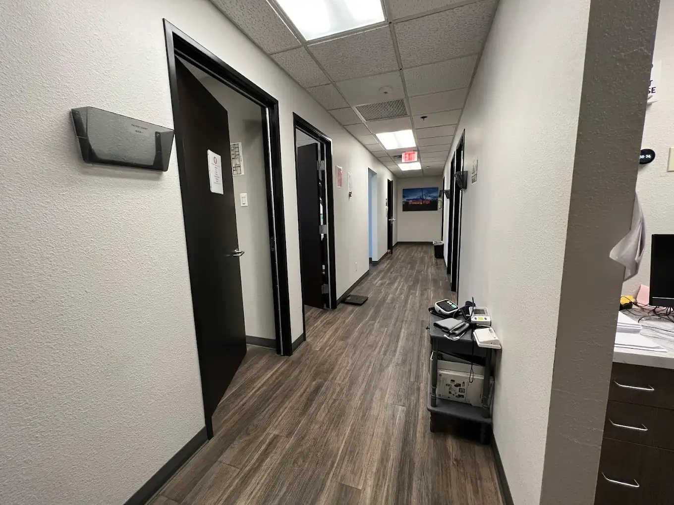 Clinic corridor