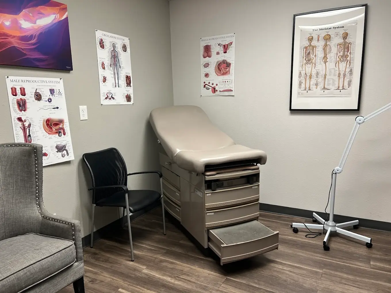 Procedure room at Canyon Pain Center